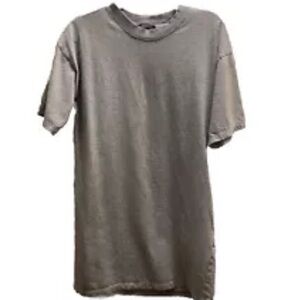 Forever 21 Grey Short Sleeve T-shirt Dress